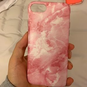 Pink marble iPhone 7/8. Case